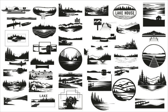 Bring the Outdoors In with Lake House Design Silhouettes