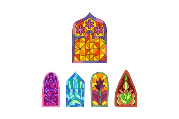 Colorful Geom Stained Glass Windows: Design & Inspiration