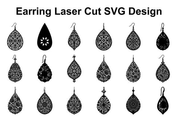 Crafting Elegance: A Deep Dive into the Teardrop Earring SVG Bundle
