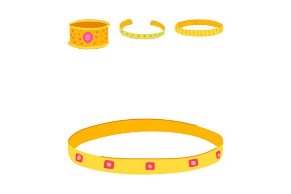 Golden Bracelets Set with Jewels: A Designer's Asset
