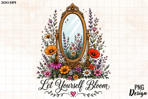 Let Yourself Bloom PNG: A Design Asset for Empowerment