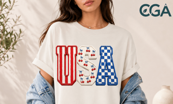 USA 4th of July Cherry Coquette Png: A Bold Patriotic Asset